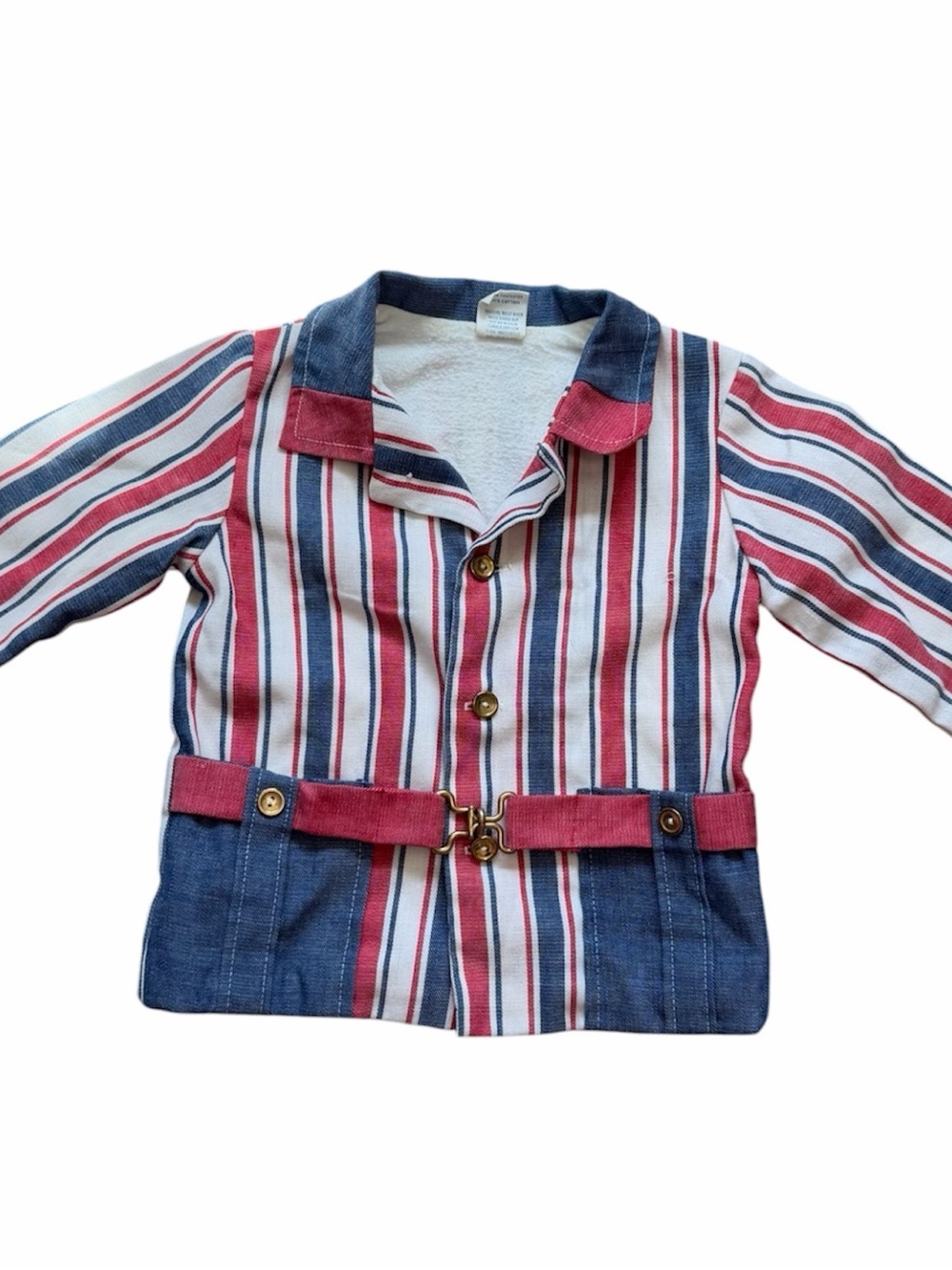 Vintage Thomas Toddler Nautical Blazer Jacket 3T Americana Red Blue